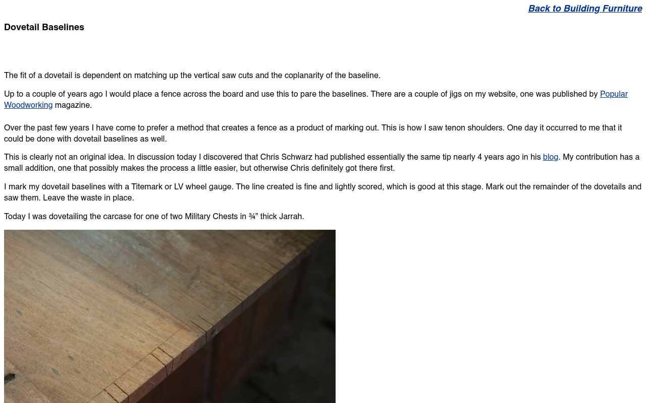 Dovetail Baselines