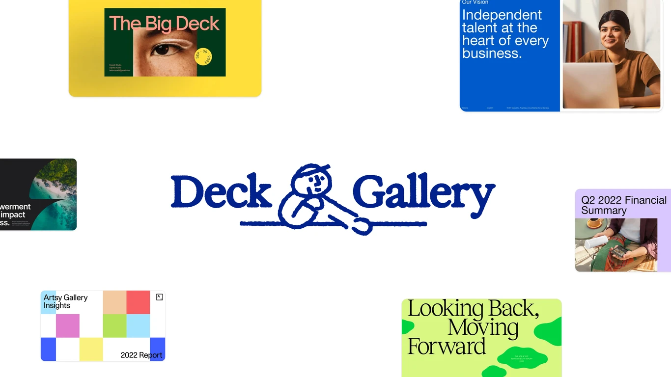 Deck.gallery - Beautifully designed decks, curated