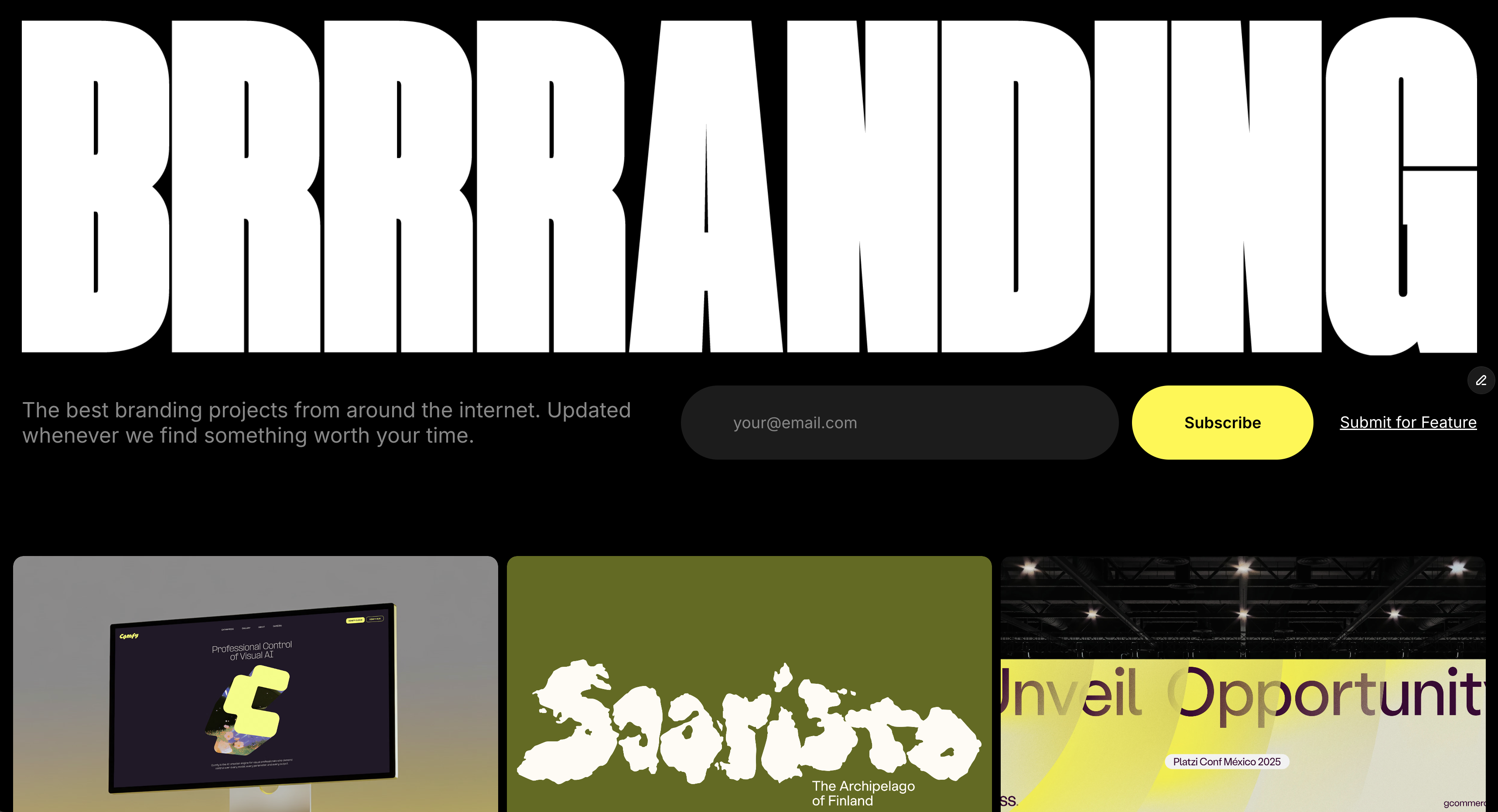 BRRRANDING — Branding Inspiration, Curated by Humans