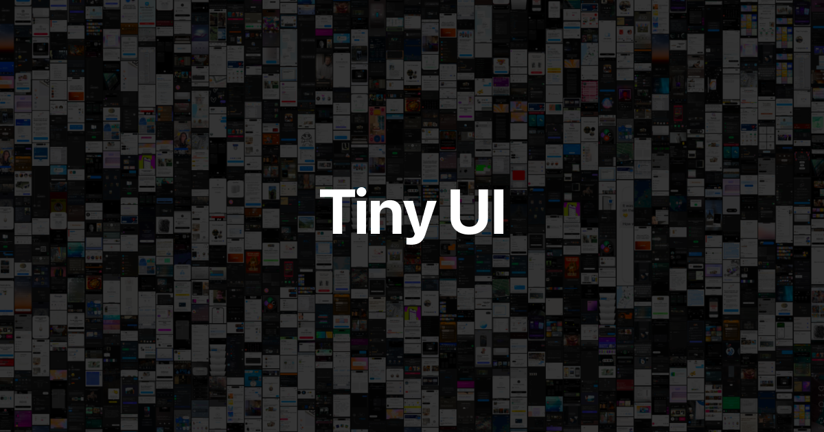 Tiny UI