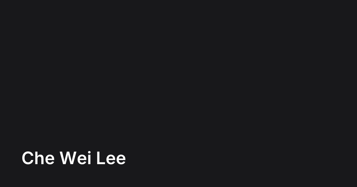 Che Wei Lee